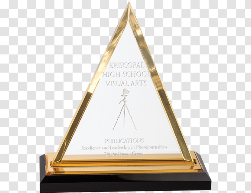Trophy Gold Triangle Transparent PNG