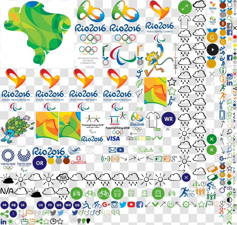 Graphic Design Download - Pixel - Rio Olympics Transparent PNG