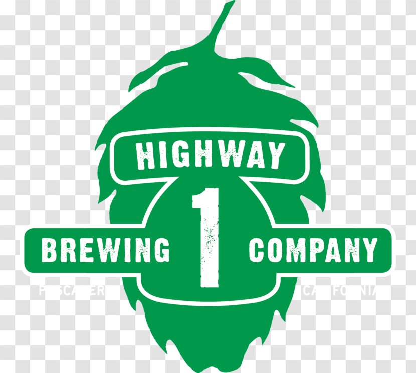 Highway 1 Brewing Company California State Route Brewery Pescadero - Logo Transparent PNG