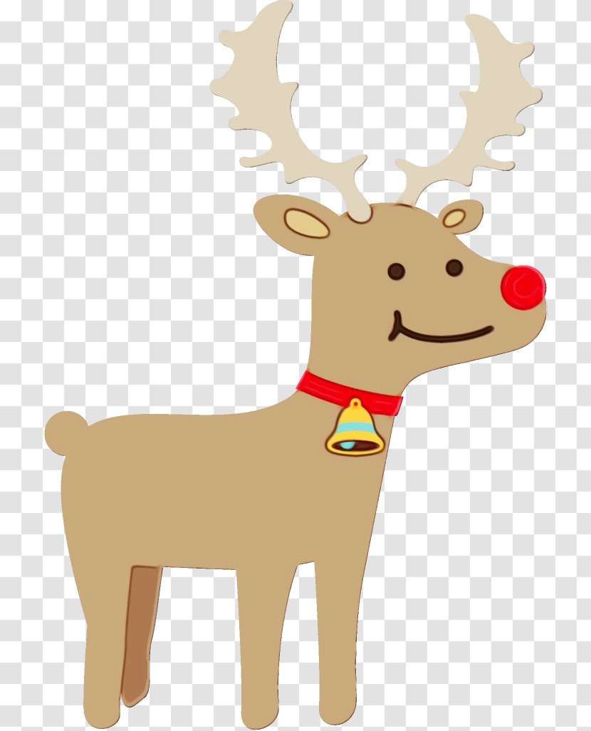 Reindeer - Paint - Tail Fawn Transparent PNG