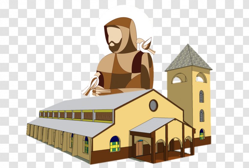 Drawing Cartoon - Francis Of Assisi - Design Transparent PNG