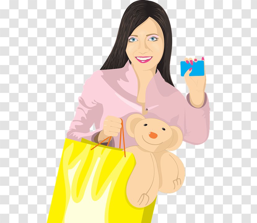 Shopping Credit Card Bag Clip Art - Heart - KIDS CLOTHES Transparent PNG
