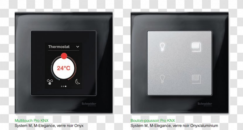 KNX Schneider Electric Home Automation Kits Multi-touch Electrical Switches - Multitouch Transparent PNG