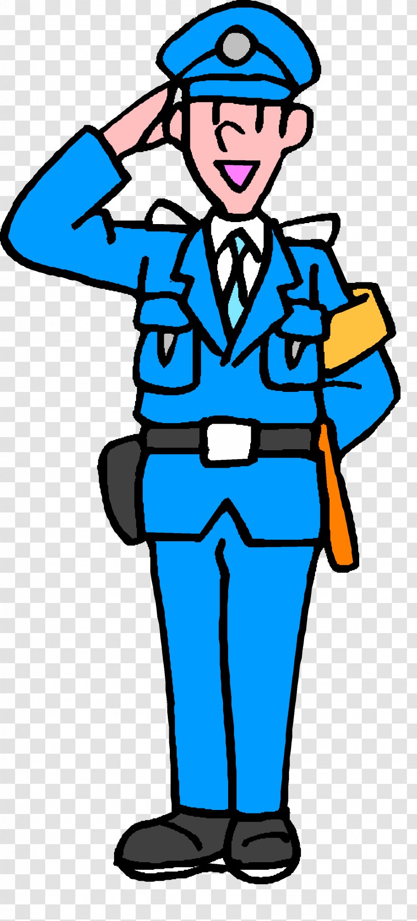 Security Guard Police Officer Crossing Clip Art - Policeman Transparent PNG