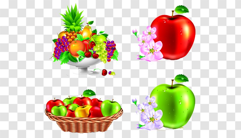 Fruit Grape Pineapple - Strawberries - Apple Decorative Pattern Transparent PNG