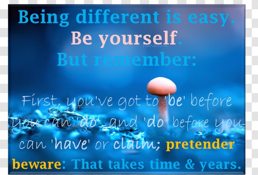 Being Different Is Easy Desktop Wallpaper - Motivation - SHENZHEN Transparent PNG