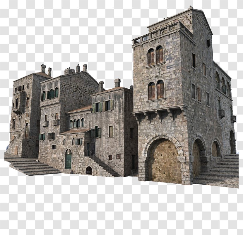 Middle Ages Medieval Architecture History Facade Historic Site - Building Transparent PNG