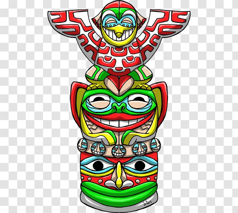 Totem Pole Art Drawing Clip - Tick Transparent PNG