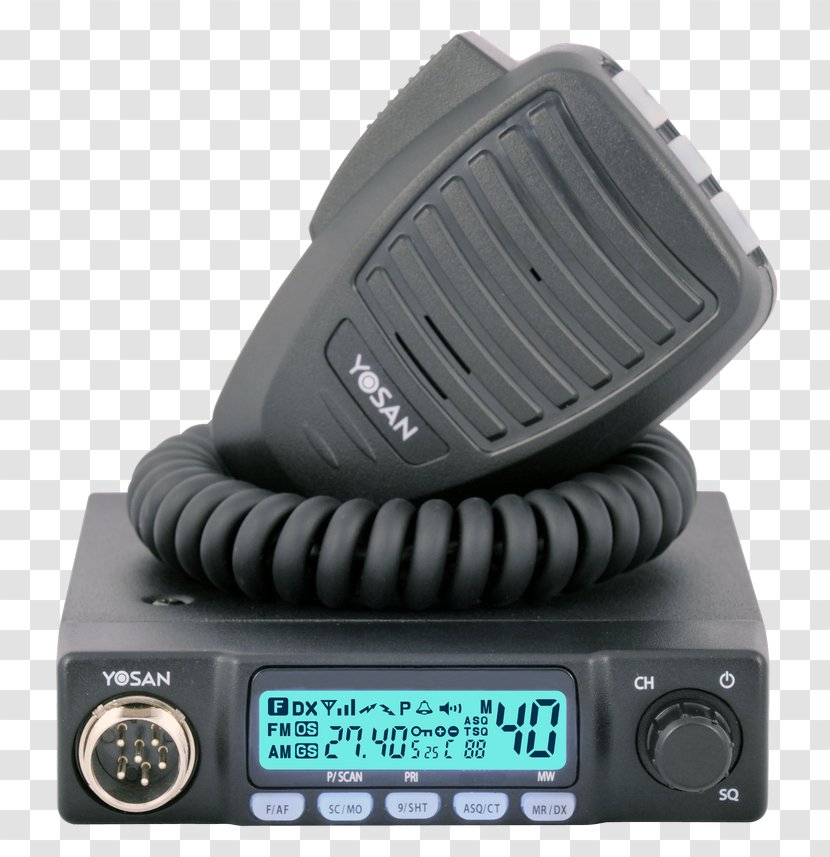 Citizens Band Radio Walkie-talkie Station Midland - Squelch Transparent PNG