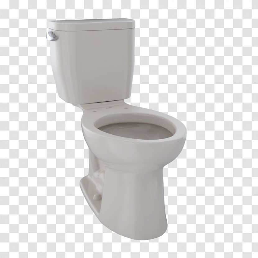 Toto Entrada 1.28 Gpf Elongated Two-Piece Toilet Finish Ltd. Flush Bathroom - Sink Transparent PNG