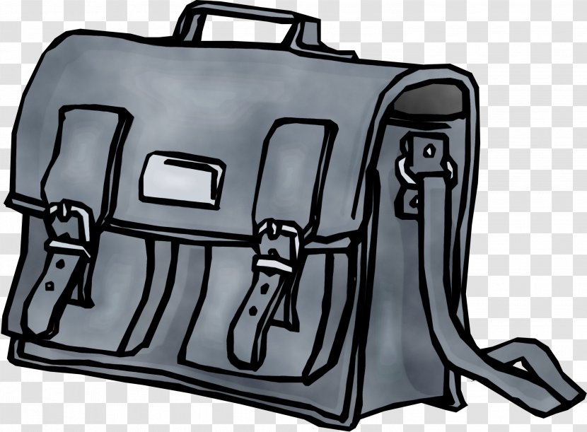 School Black And White - Hand Luggage - Bags Bag Transparent PNG