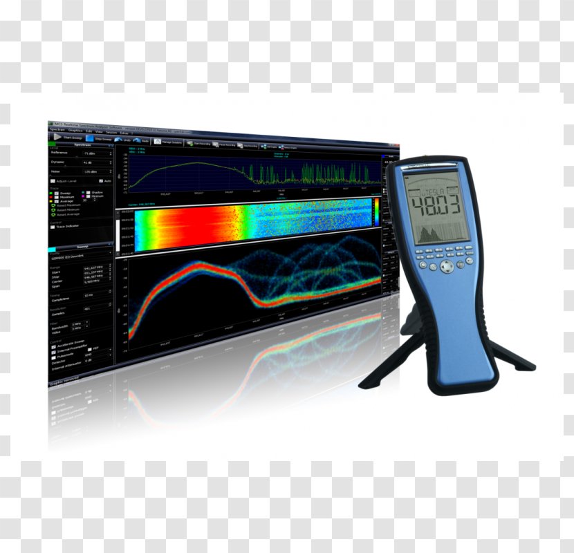 Spectrum Analyzer Analyser Electromagnetic Compatibility Field EMF Measurement - Aaronia Transparent PNG