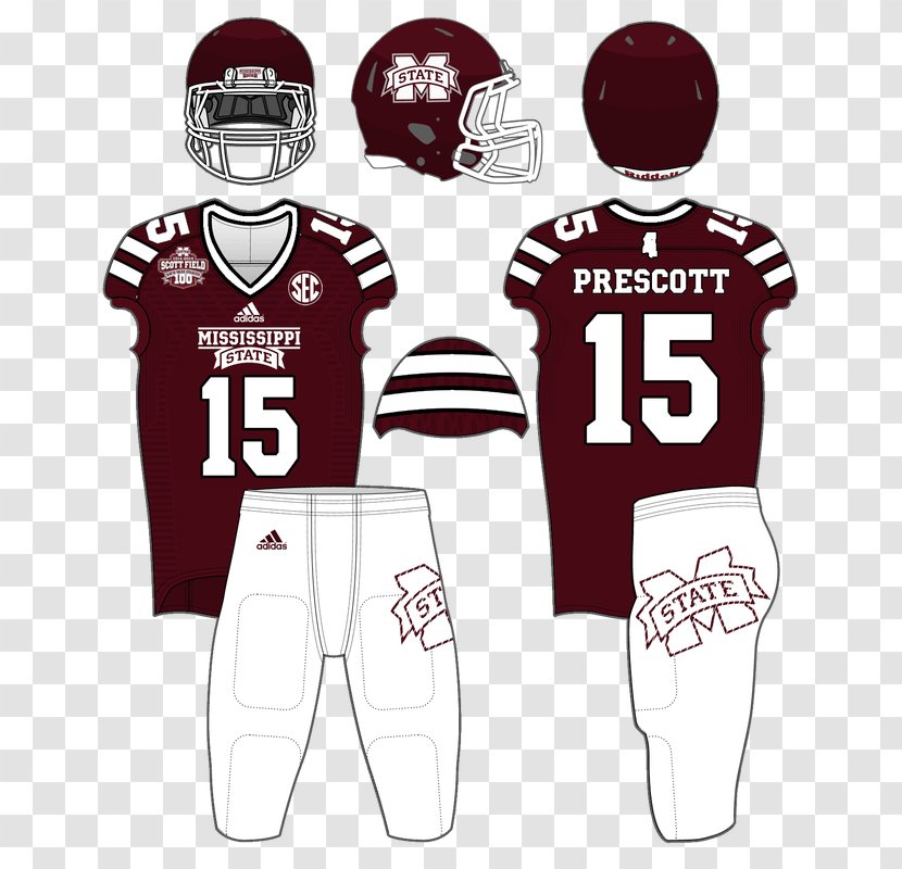Mississippi State University Bulldogs Football UMass Minutemen Ole Miss Rebels Jersey - Joint - American Transparent PNG