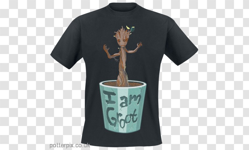 T-shirt Baby Groot Drax The Destroyer Marvel Cinematic Universe - Shirt Transparent PNG