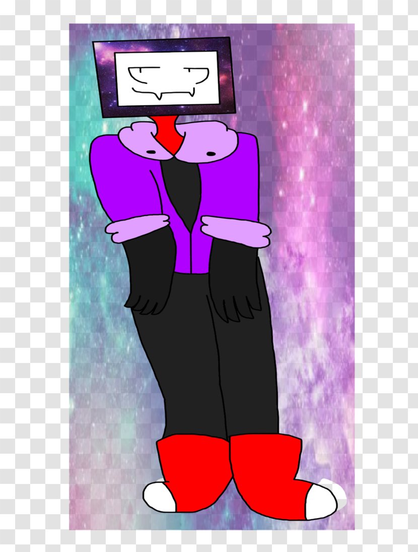 Cartoon Poster Pink M Character - Pyrocynical Transparent PNG