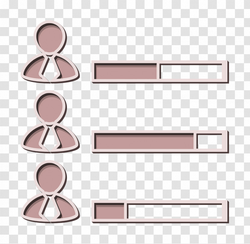 Human Icon Humans Resources Icon Human Resources Data Of Job Performance Icon Transparent PNG