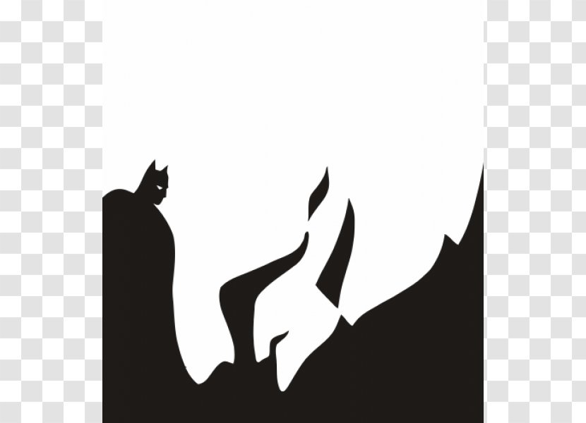 Batman Joker Figure–ground Optical Illusion - Silhouette Transparent PNG