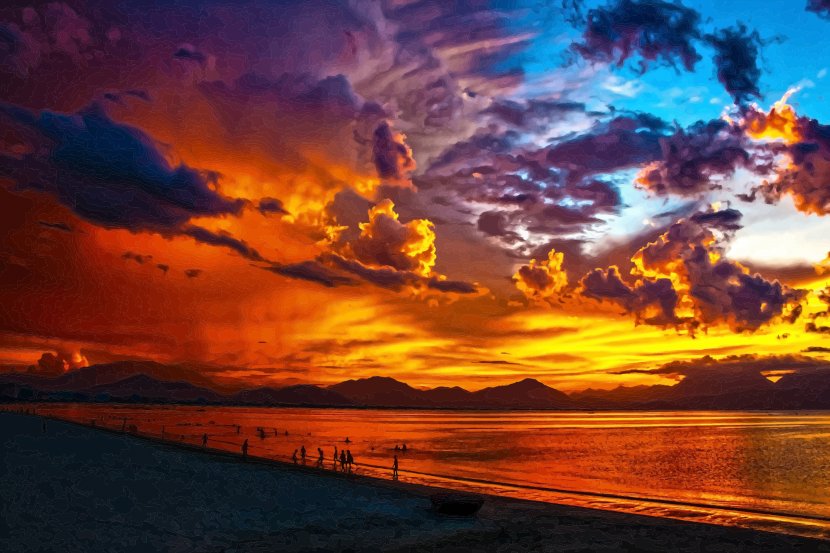 Sky Sunset Desktop Wallpaper Cloud Atmosphere Of Earth - Calm Transparent PNG