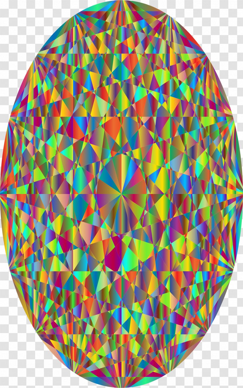 Symmetry Kaleidoscope Line Circle Pattern - Easter Eggs Transparent PNG