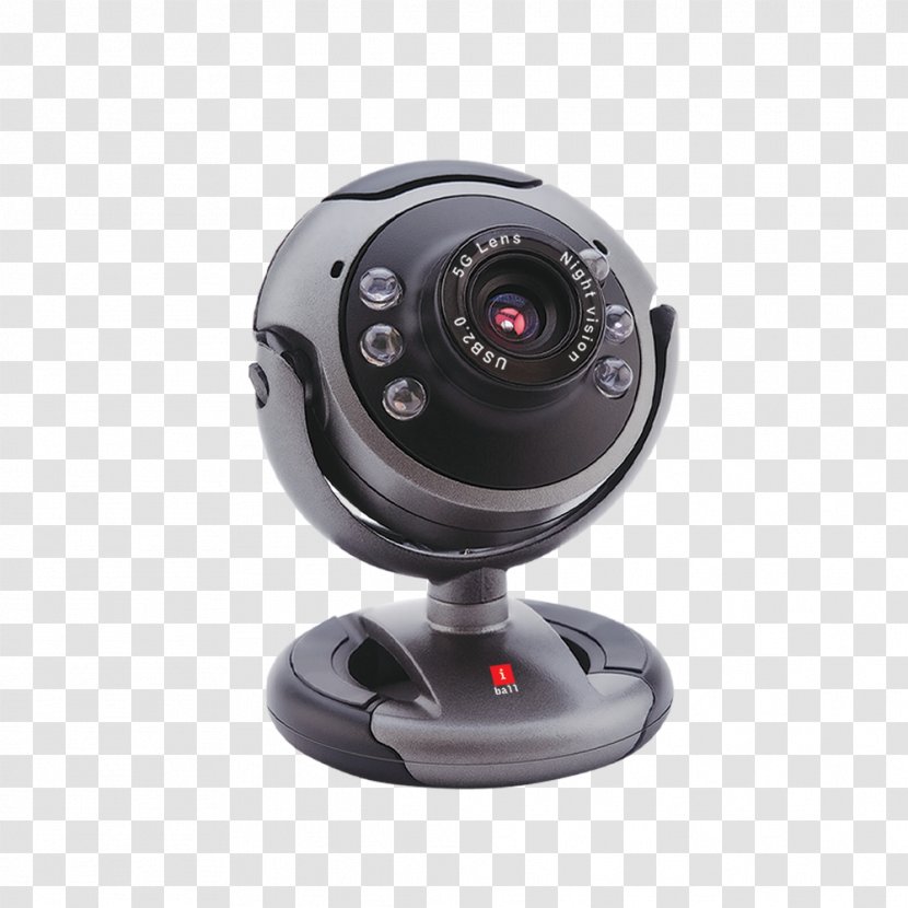 Microphone IBall Webcam Megapixel Display Resolution - Cameras Optics - Web Camera Transparent PNG
