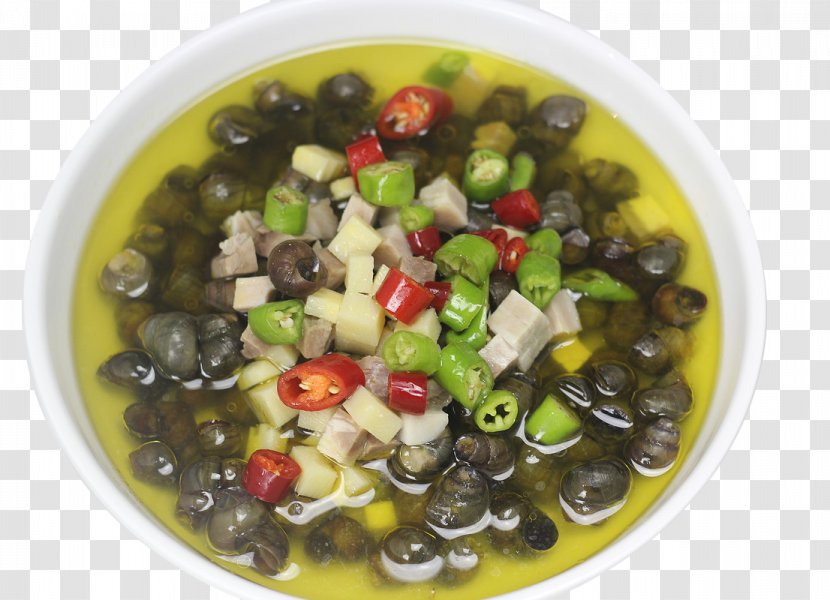Chicken Soup Hot Pot Escargot Viviparidae Prosobranchia - Eating - Fresh Transparent PNG