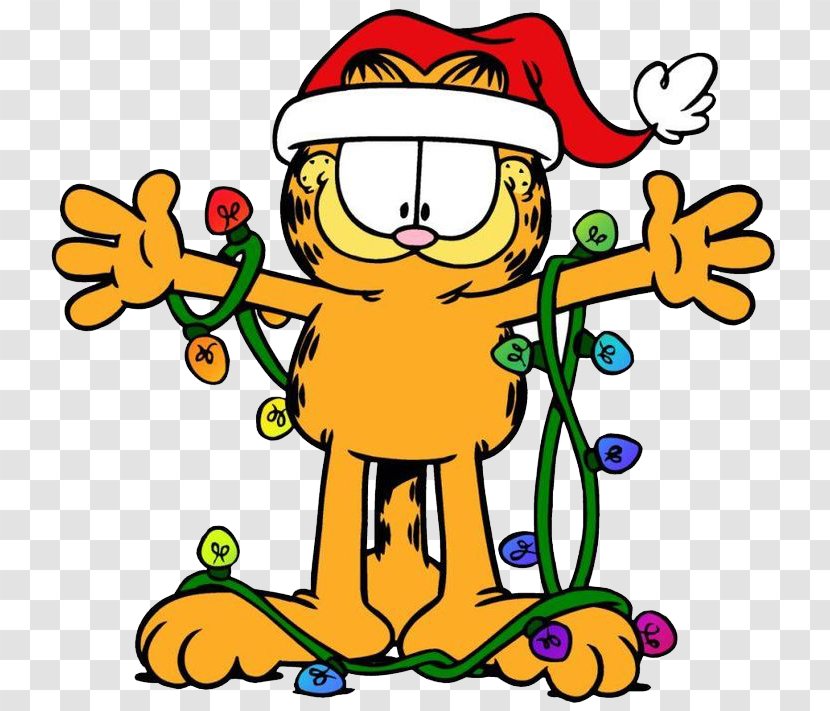 Animated Cartoon Christmas Day Image Clip Art - Garfield And Friends - Applicants Background Transparent PNG