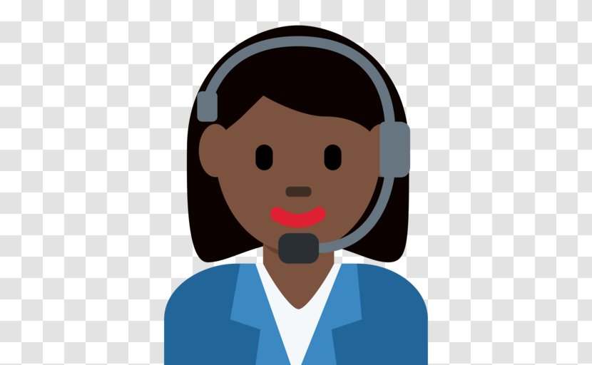 Emoji Female Social Media Cultural Appropriation Dark Skin - Frame - White-collar Business Transparent PNG