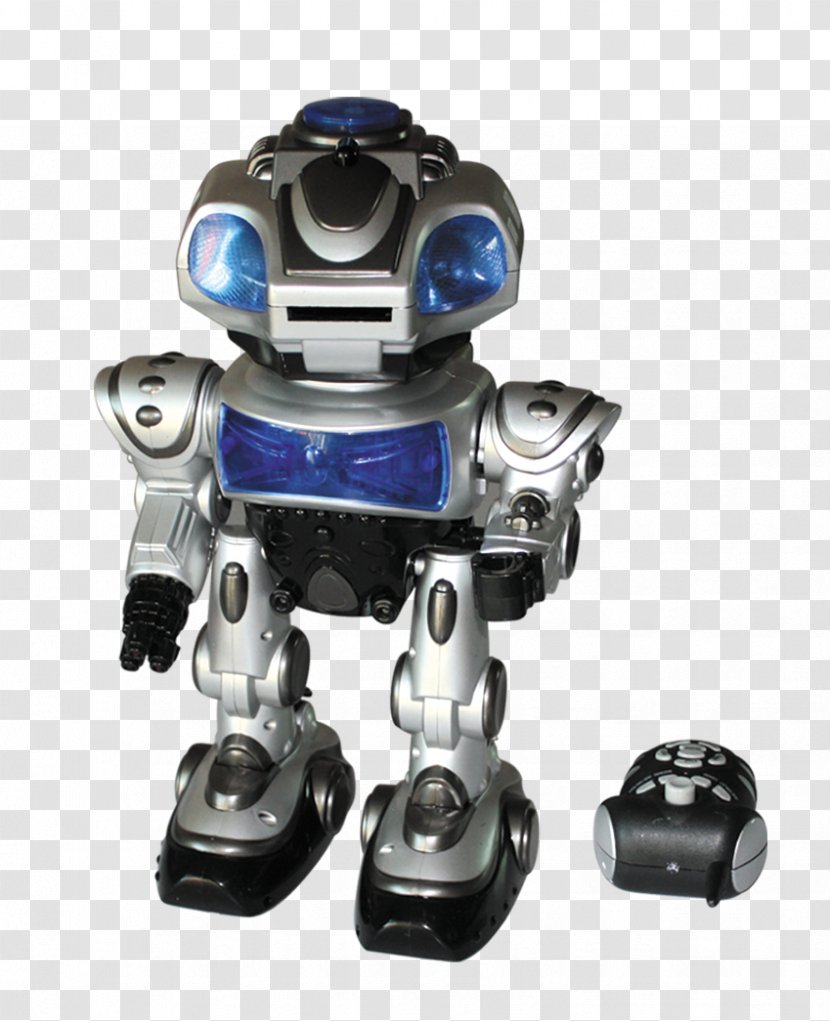 Robot Toy Child - Blue - Big Eyes Transparent PNG