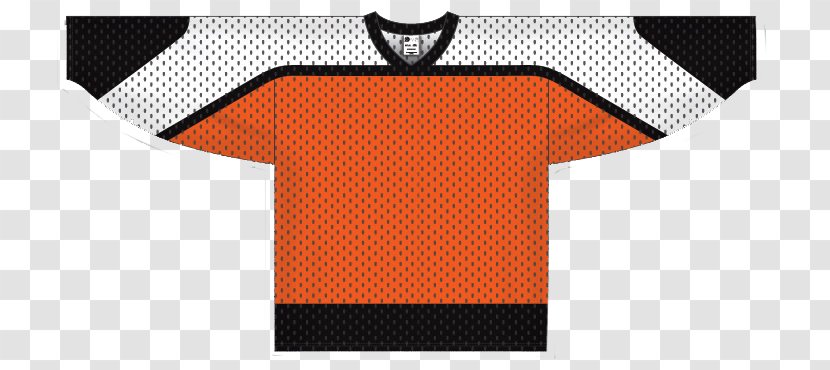 Hockey Jersey T-shirt Philadelphia Flyers Minnesota North Stars - Collar - Mesh Transparent PNG