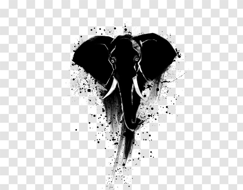 African Elephant Douchegordijn Indian Desktop Wallpaper Elephantidae - Computer - Joint Transparent PNG
