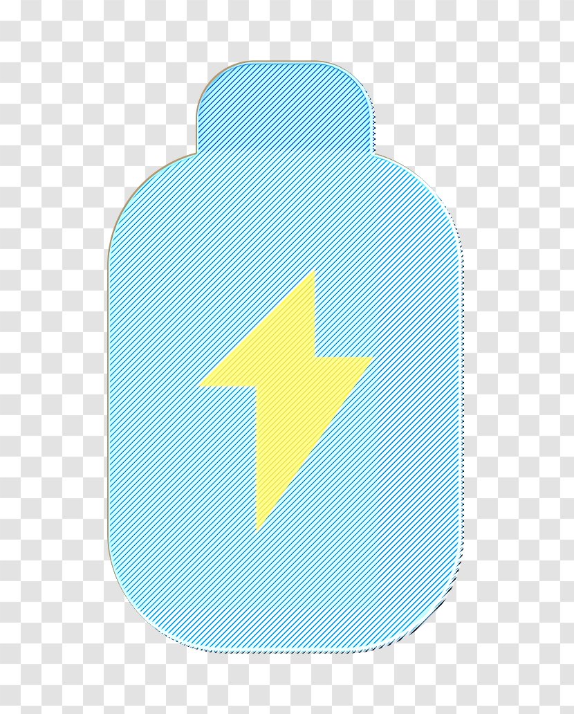 Battery Icon Level Charge - Full - Electric Blue Logo Transparent PNG