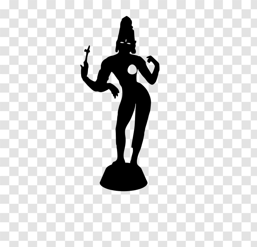 Silhouette Character H&M Clip Art - White - Shiva Vector Transparent PNG