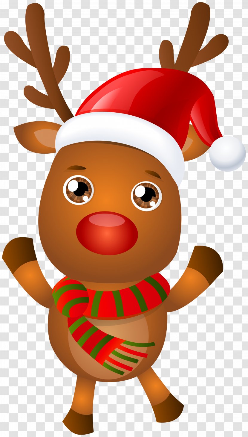 Rudolph Reindeer Santa Claus Clip Art - Stuffed Toy - Pexels Poster