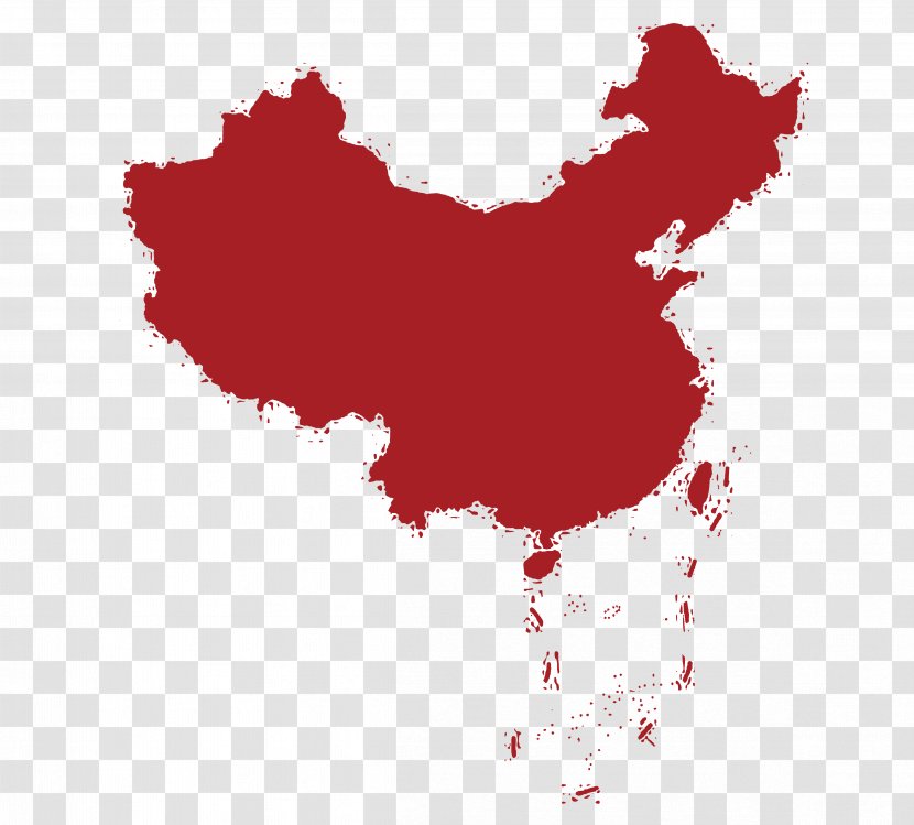 China Map Vector Graphics Image Photograph - Watercolor - Background Transparent PNG