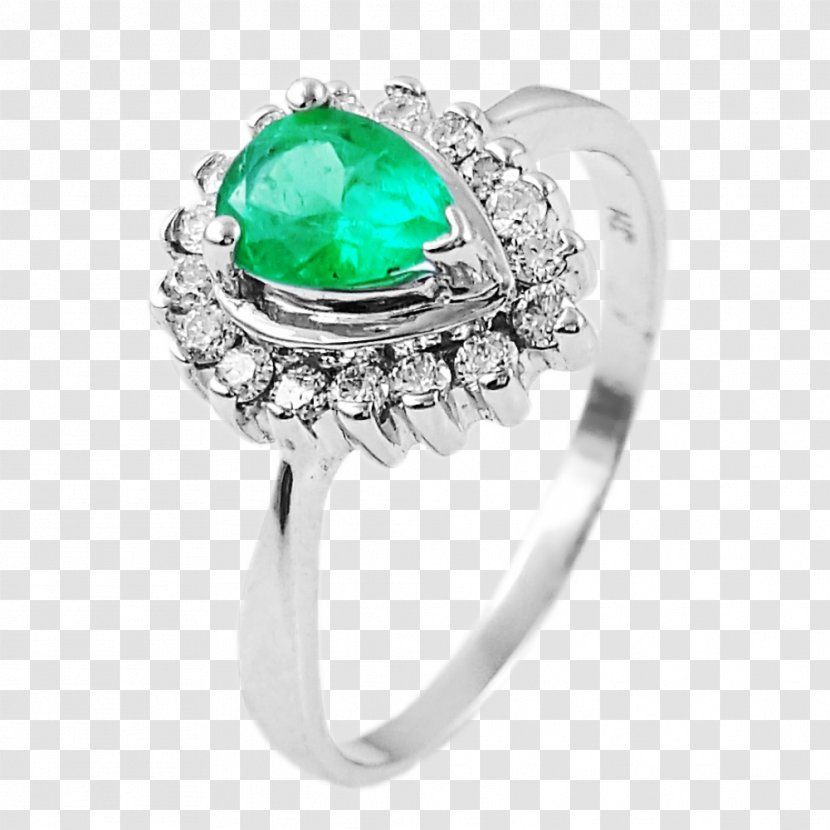 Earring Emerald Carat Diamond Transparent PNG