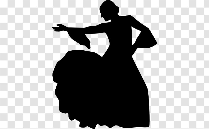 Flamenco Dancer Silhouette - Dance Transparent PNG