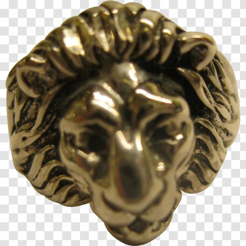 Sterling Silver Lion 01504 Bronze Transparent PNG