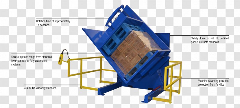 Pallet Inverter Plastic Material-handling Equipment Forklift - Industry - Curtain Drape Rails Transparent PNG