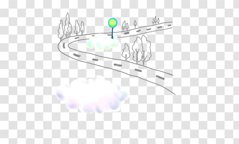 Cartoon Drawing Illustration Street Painting - Area - Cloud Psd Transparent PNG