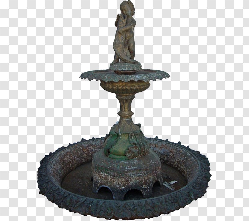 Bronze Fountain - Metal Transparent PNG