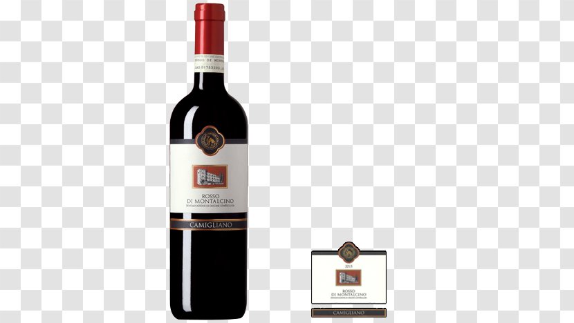 Red Wine Rosso Di Montalcino Sangiovese Carménère - Italian Transparent PNG