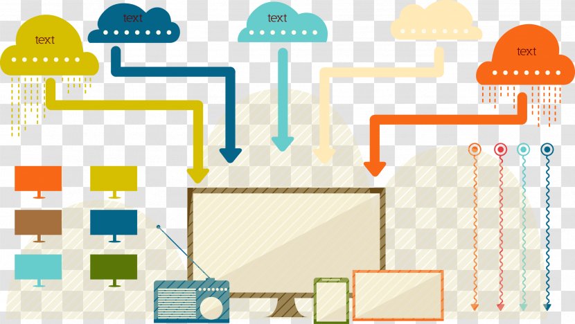 Infographic Chart Diagram Information - Template - Vector Server Transparent PNG