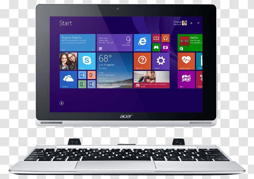 Laptop Acer Aspire 2-in-1 PC Intel Atom - One Transparent PNG