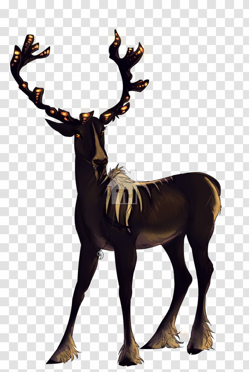 Reindeer Horn Elk Moose - Red Deer Transparent PNG