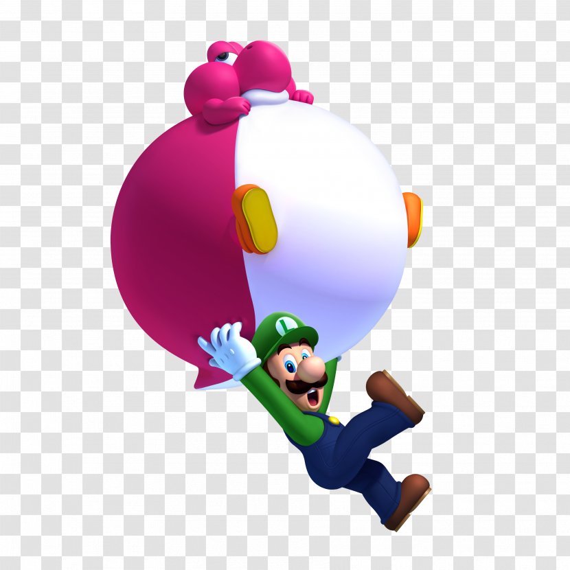 New Super Mario Bros. U 2 & Yoshi - Video Game - Luigi Transparent PNG