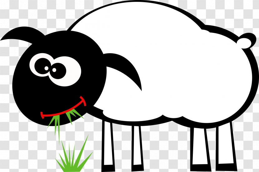 Sheep Goat Grazing Lawn Clip Art - Tree Transparent PNG