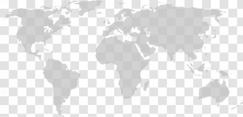 Vietnamese World Map - Wikimedia Commons - Grey Transparent PNG