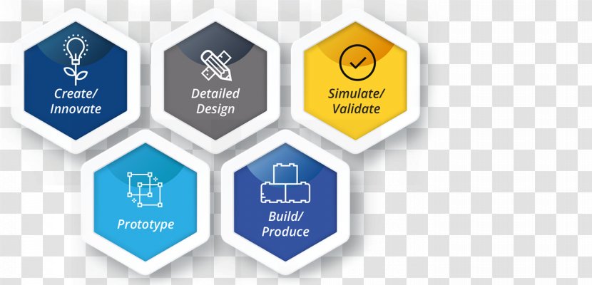 Hexagon Infographic Diagram - Label - Our Services Transparent PNG