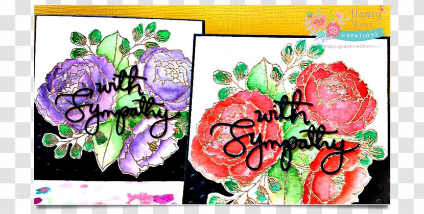 Floral Design Cut Flowers Flower Bouquet Rose Family - Sympathy Card Transparent PNG