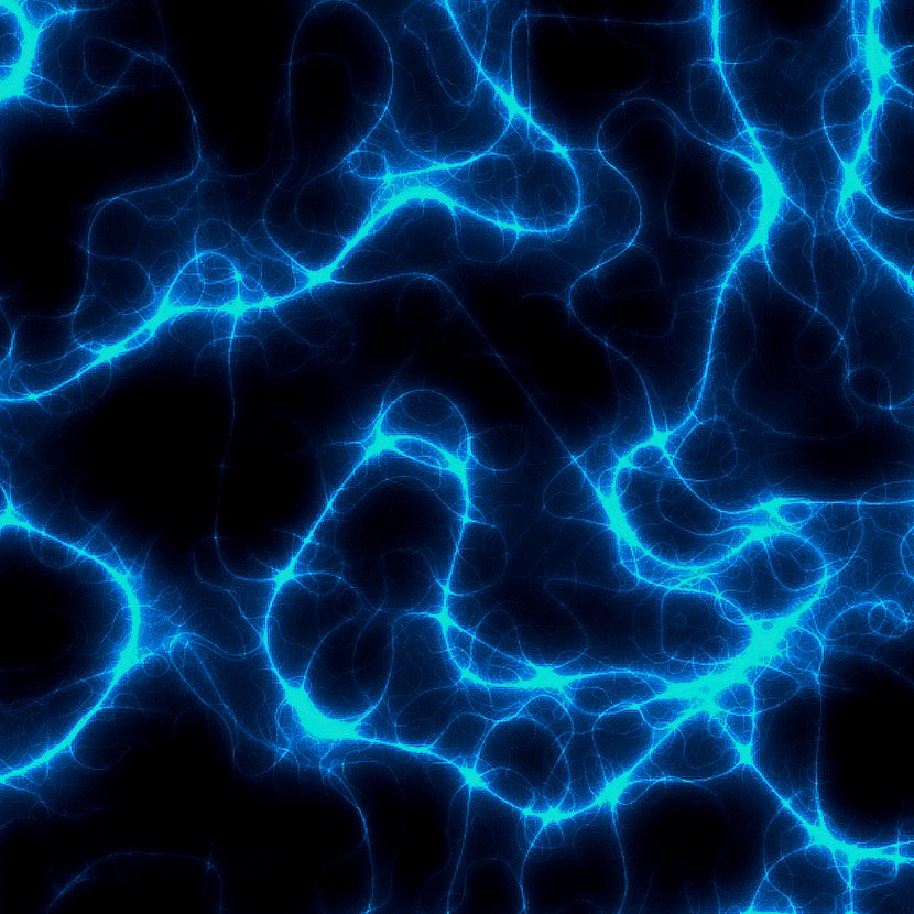 Lightning Electricity Green Thunderstorm Texture Mapping - Blue Transparent PNG